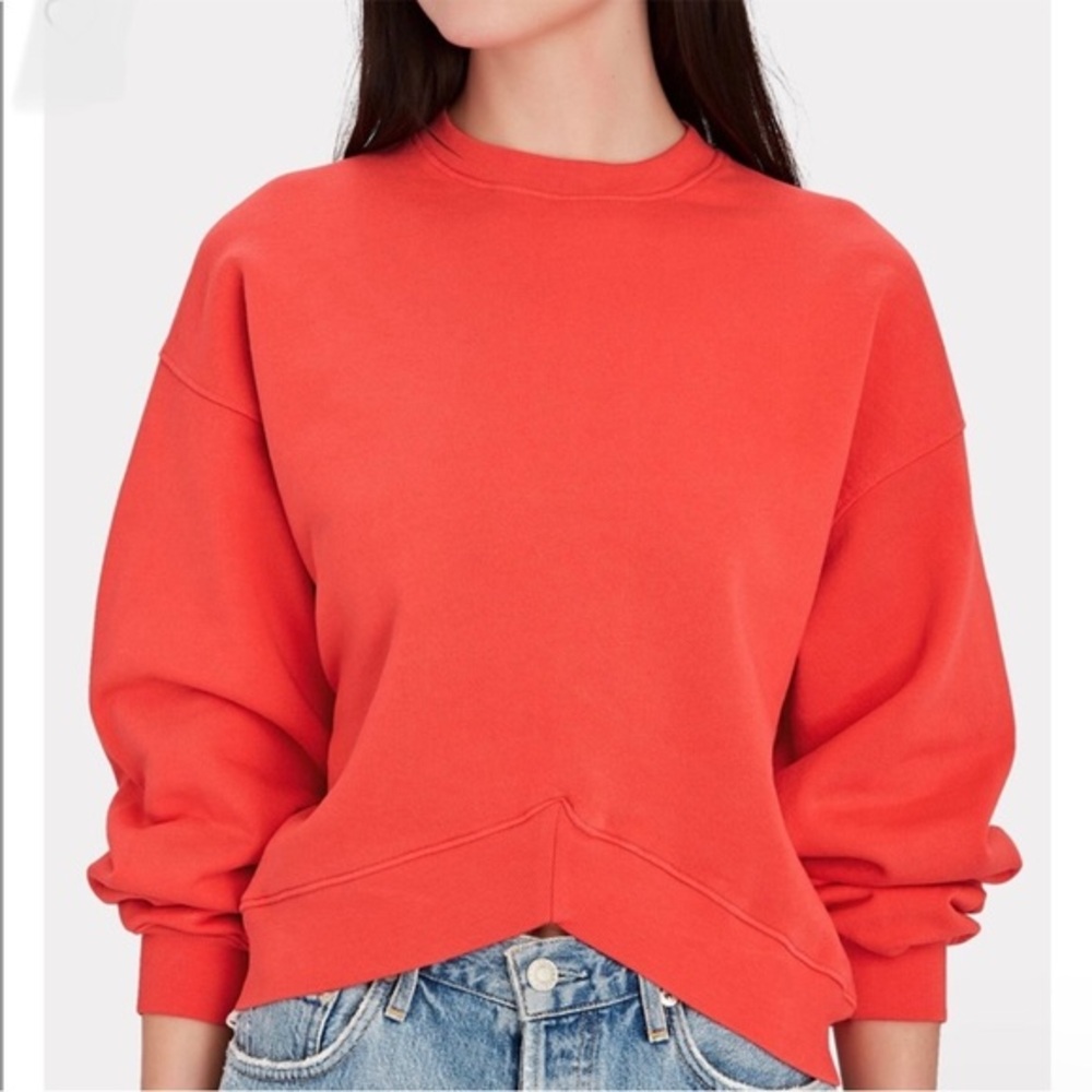 Agolde Chevron Pullover Sweatshirt